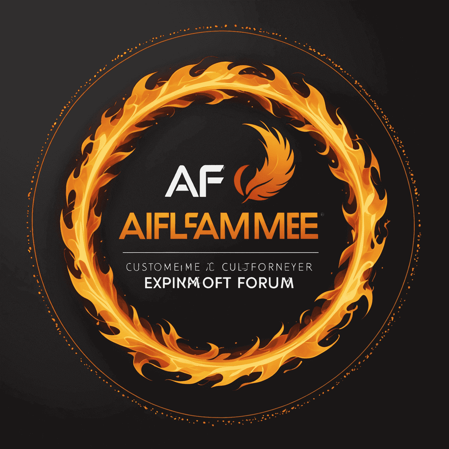 Aflame - AI-Powered Customer Experience Forum 2025 Logo