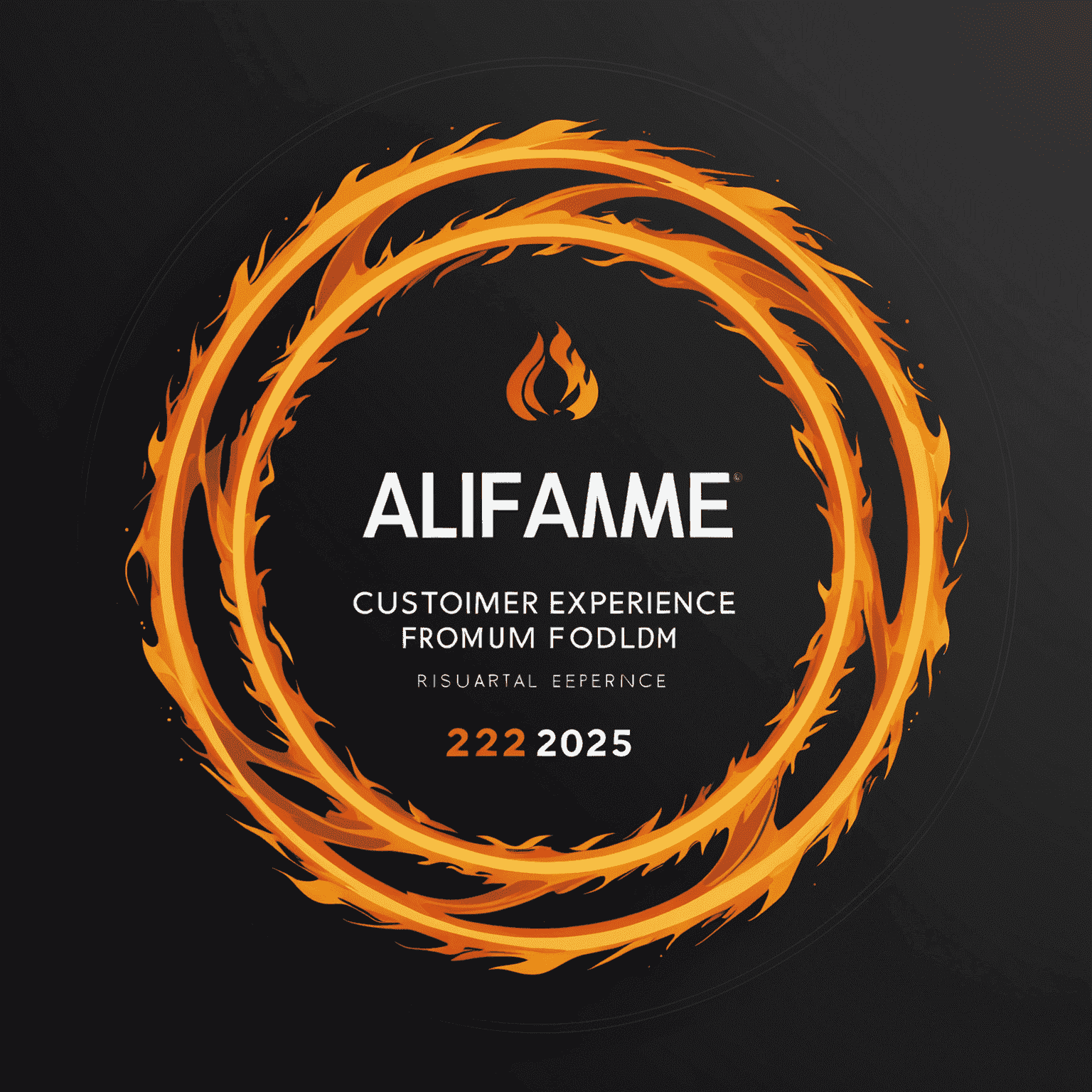 Aflame - AI-Powered Customer Experience Forum 2025 Logo